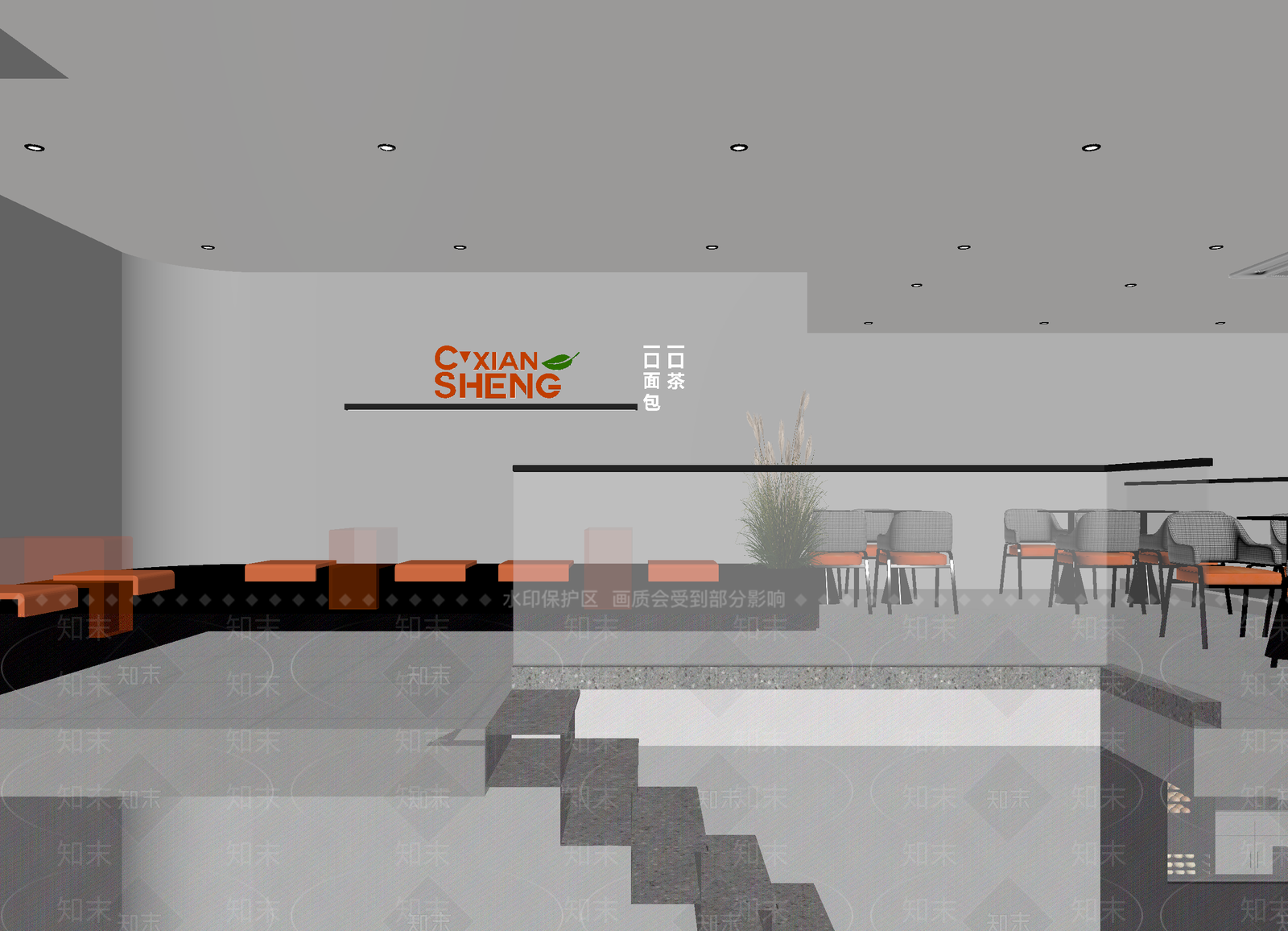 现代茶馆3D模型下载【ID:1214066077】