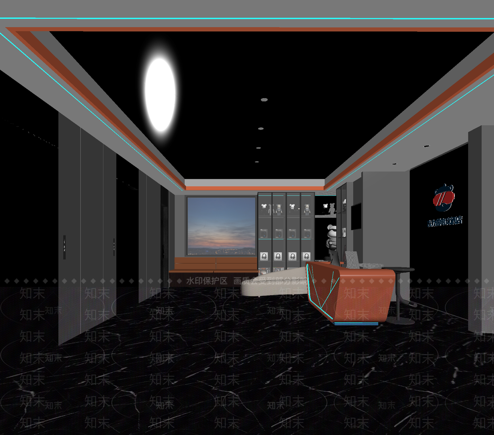 现代接待室3D模型下载【ID:1214767903】