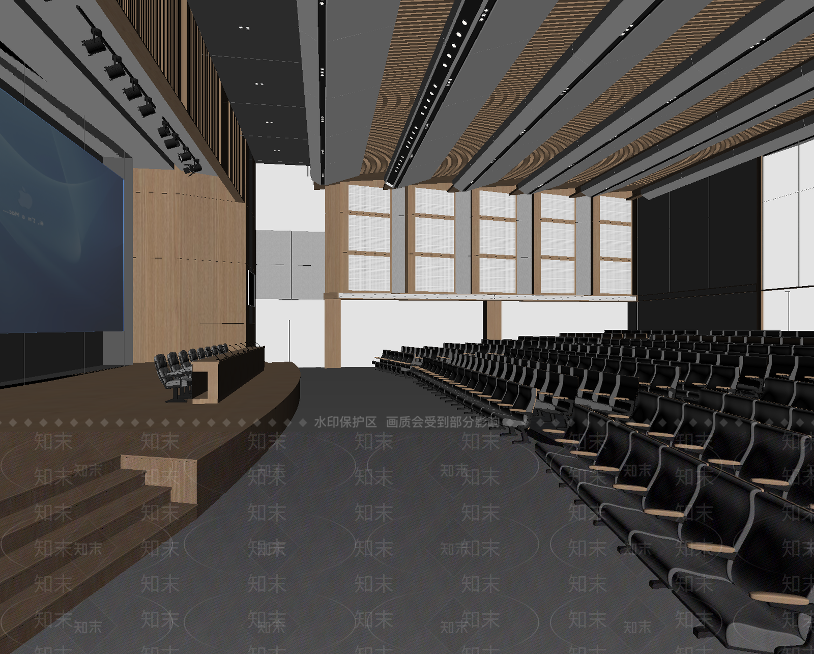 报告厅3D模型下载【ID:1213967503】