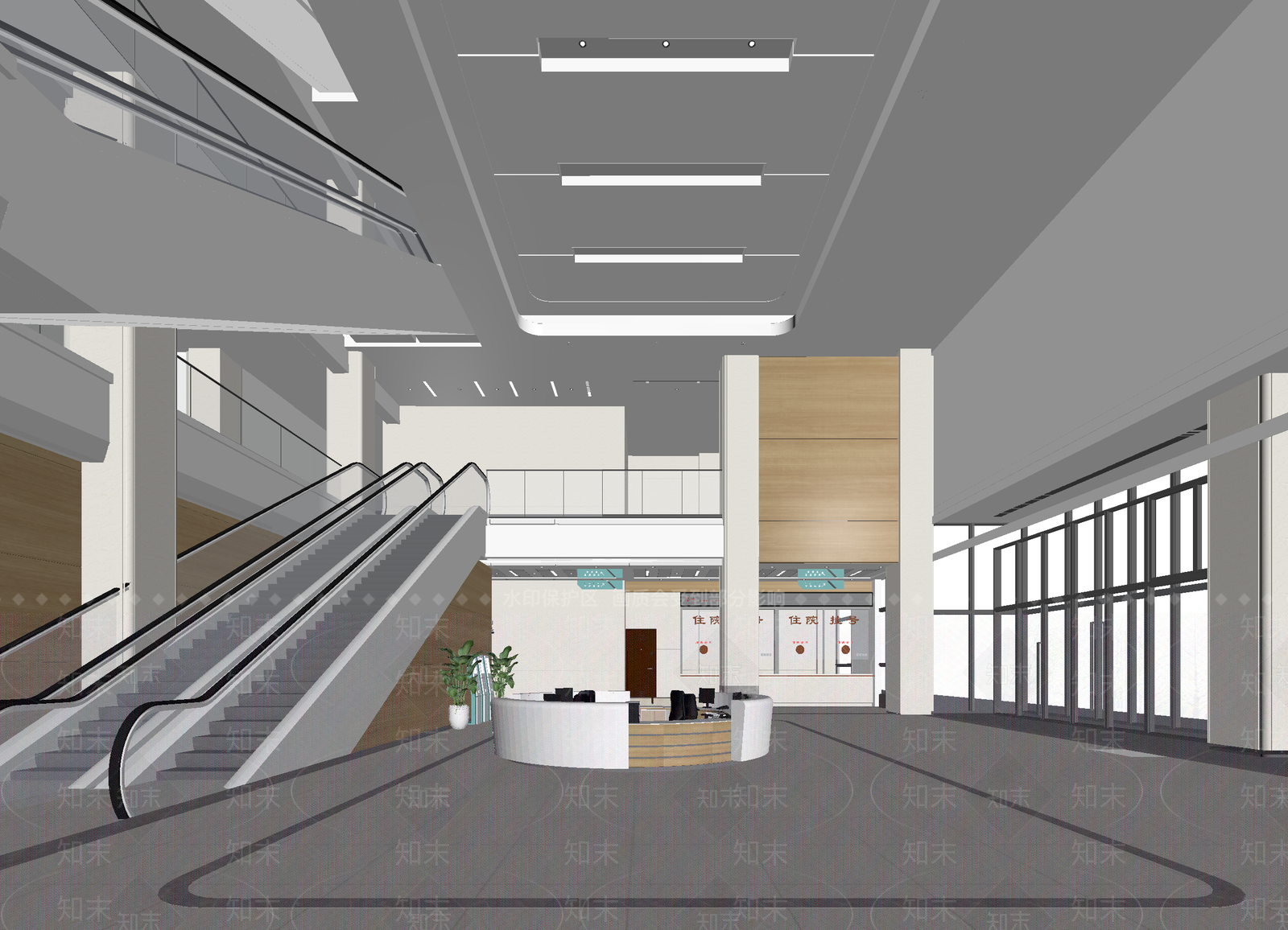 现代售楼处3D模型下载【ID:1214048306】