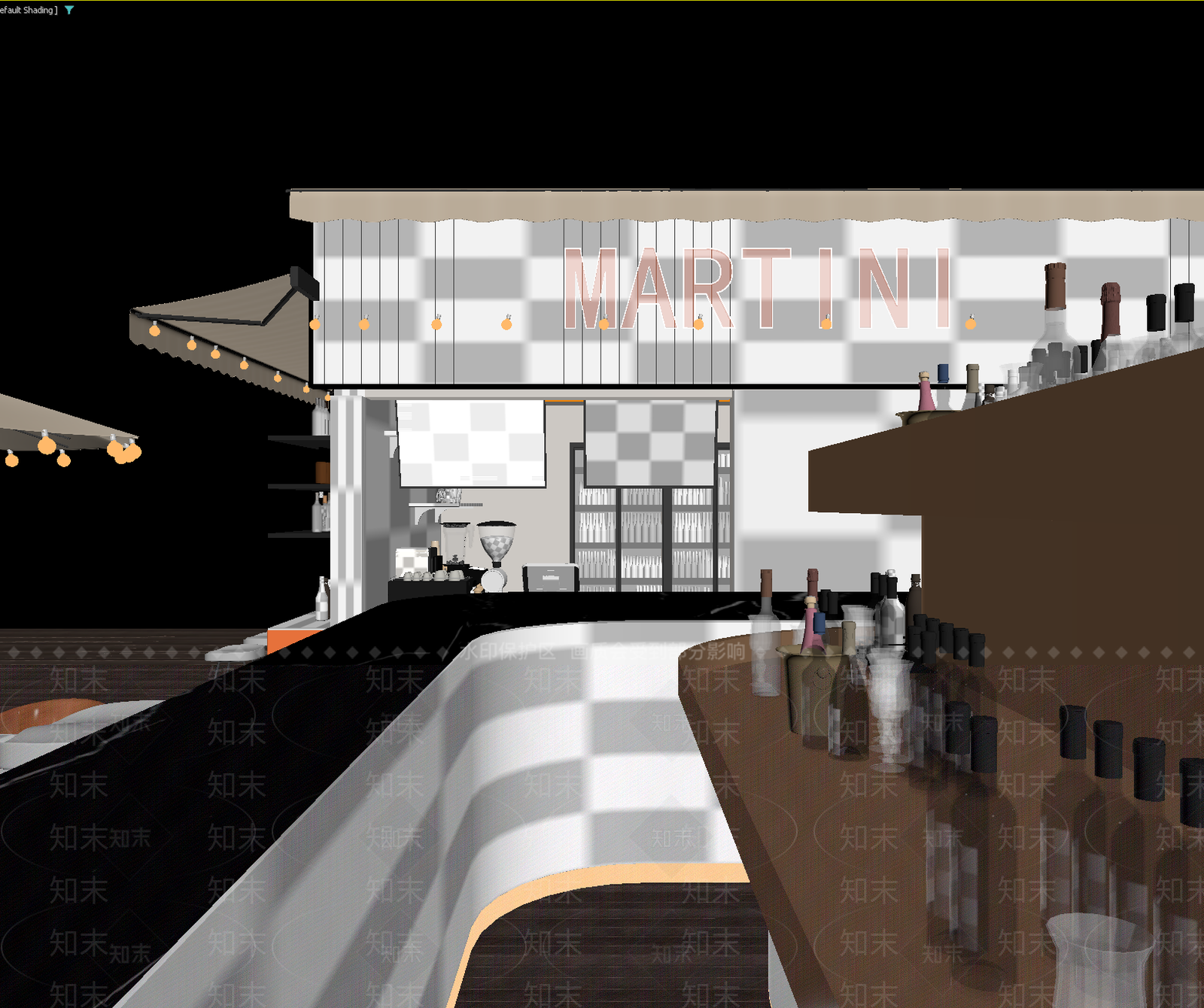 现代酒吧3D模型下载【ID:1213965286】