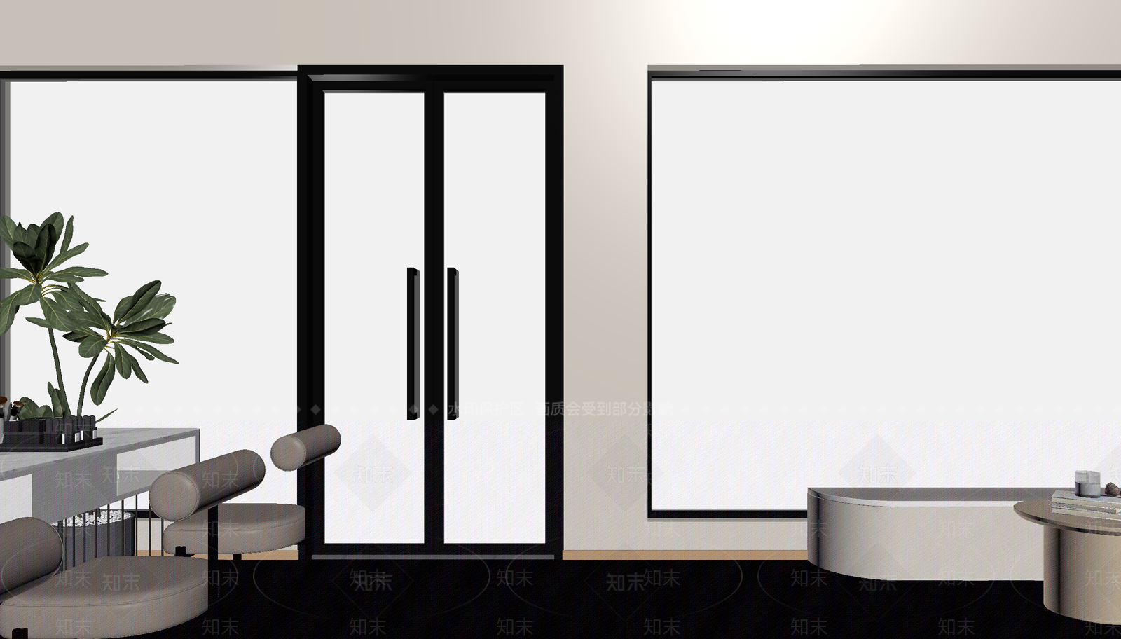 现代接待室3D模型下载【ID:1214003256】