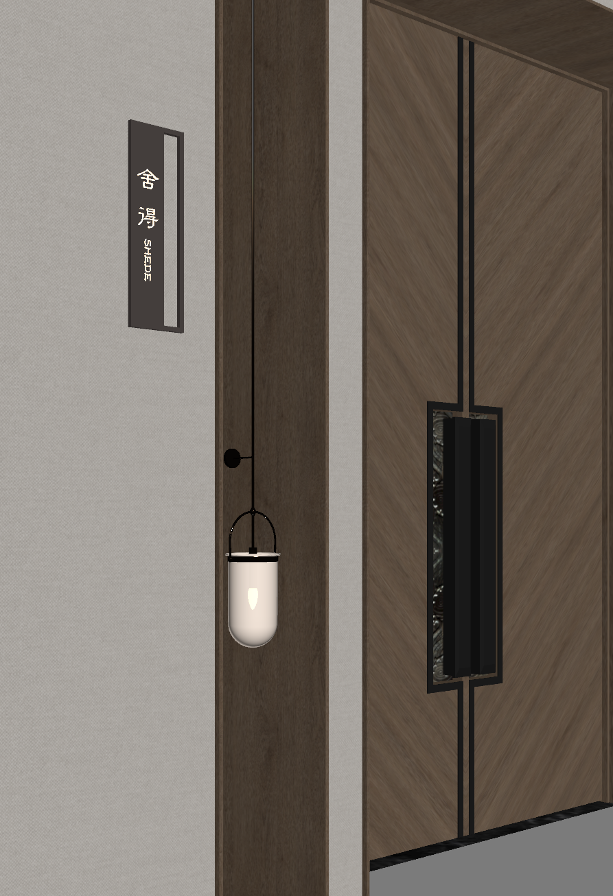 新中式玄关3D模型下载【ID:1222007451】