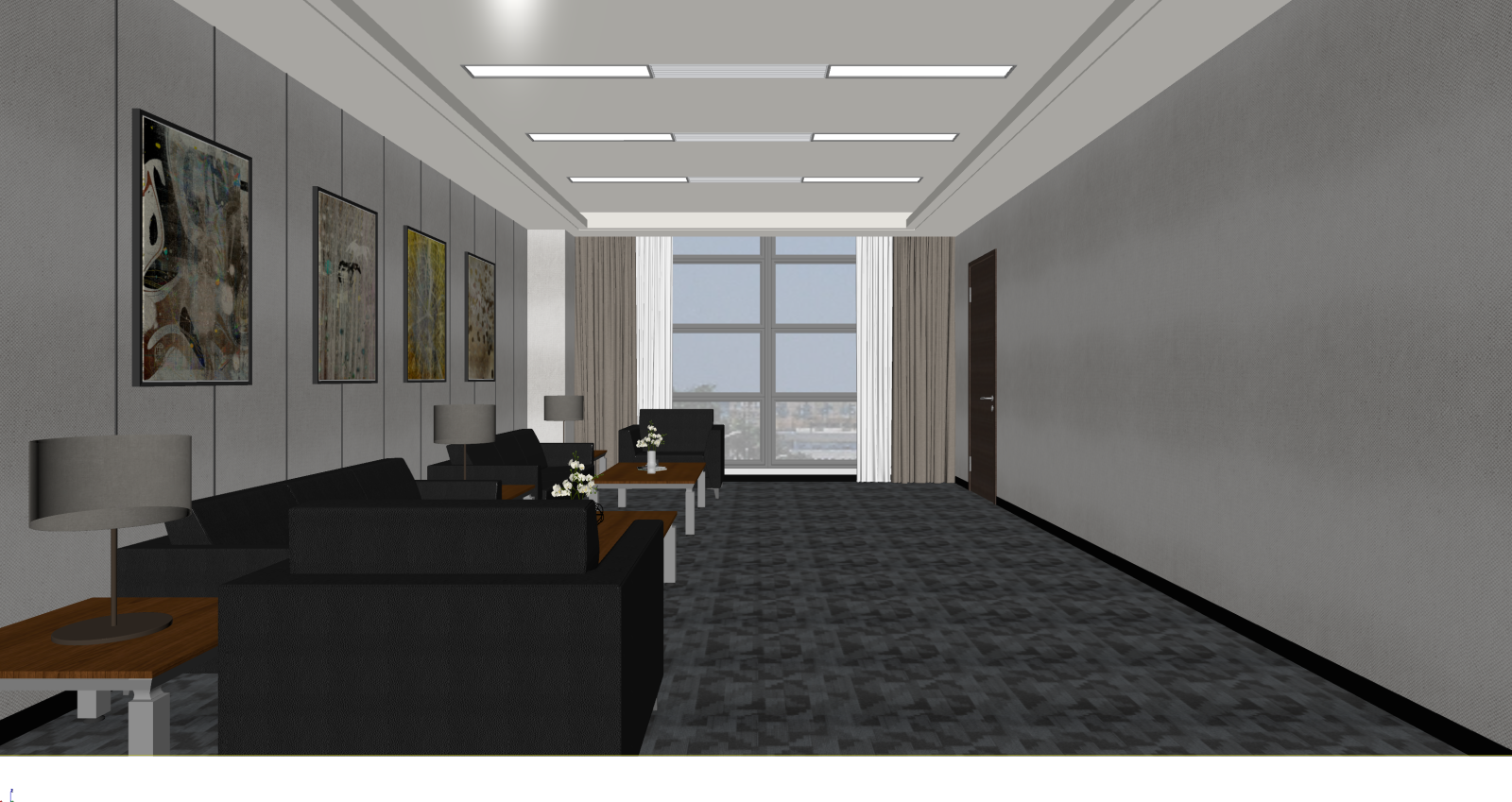 现代休息区3D模型下载【ID:1221950120】