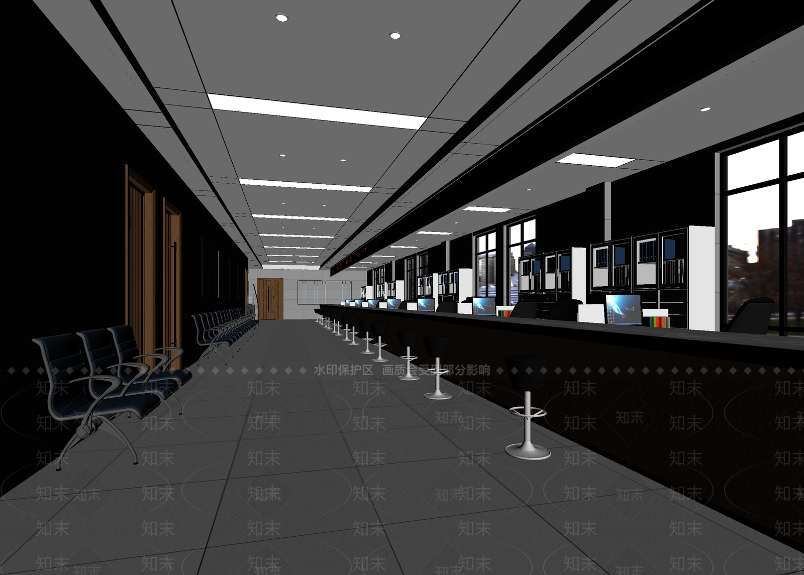 银行3D模型下载【ID:1214431092】