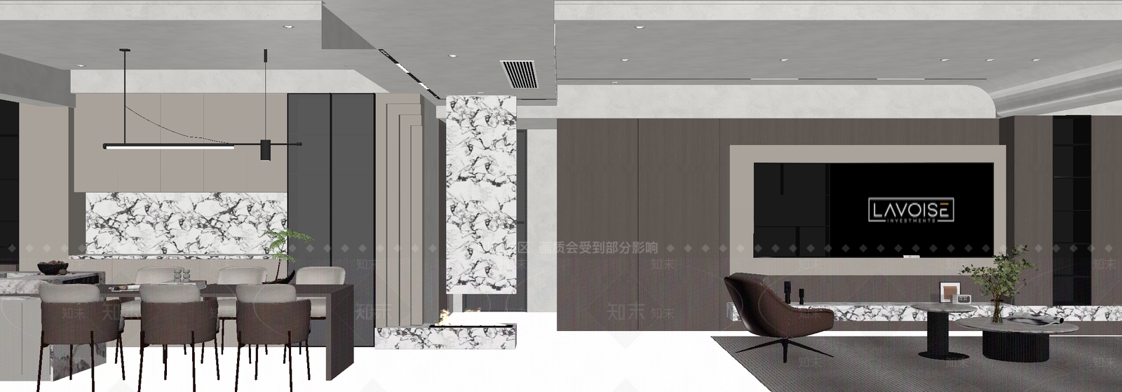 办公大厅3D模型下载【ID:1214431178】