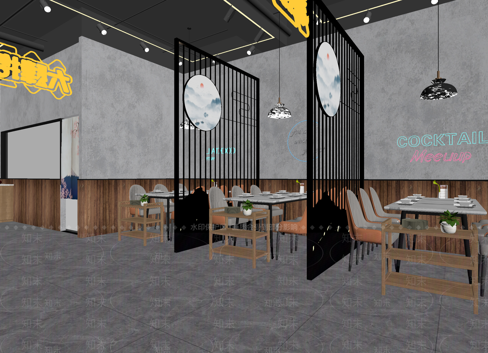 酒馆3D模型下载【ID:1214030376】