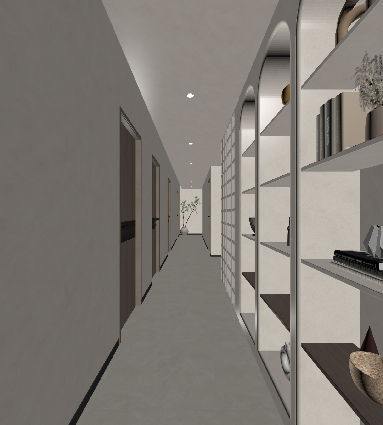 侘寂玄关3D模型下载【ID:1221626786】