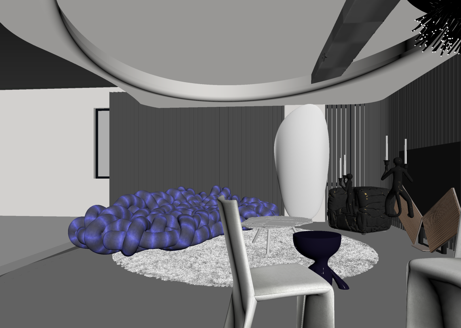 家居客厅3D模型下载【ID:1221537086】