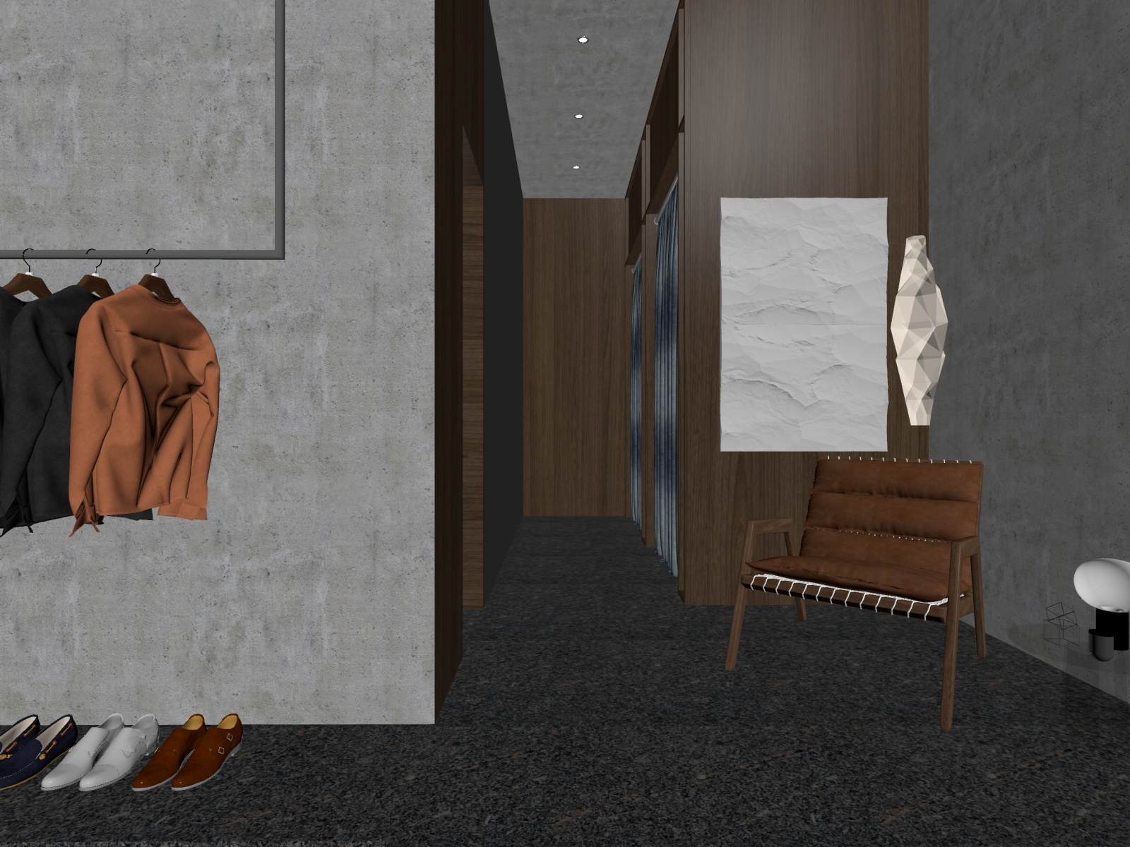 现代玄关3D模型下载【ID:1222080481】