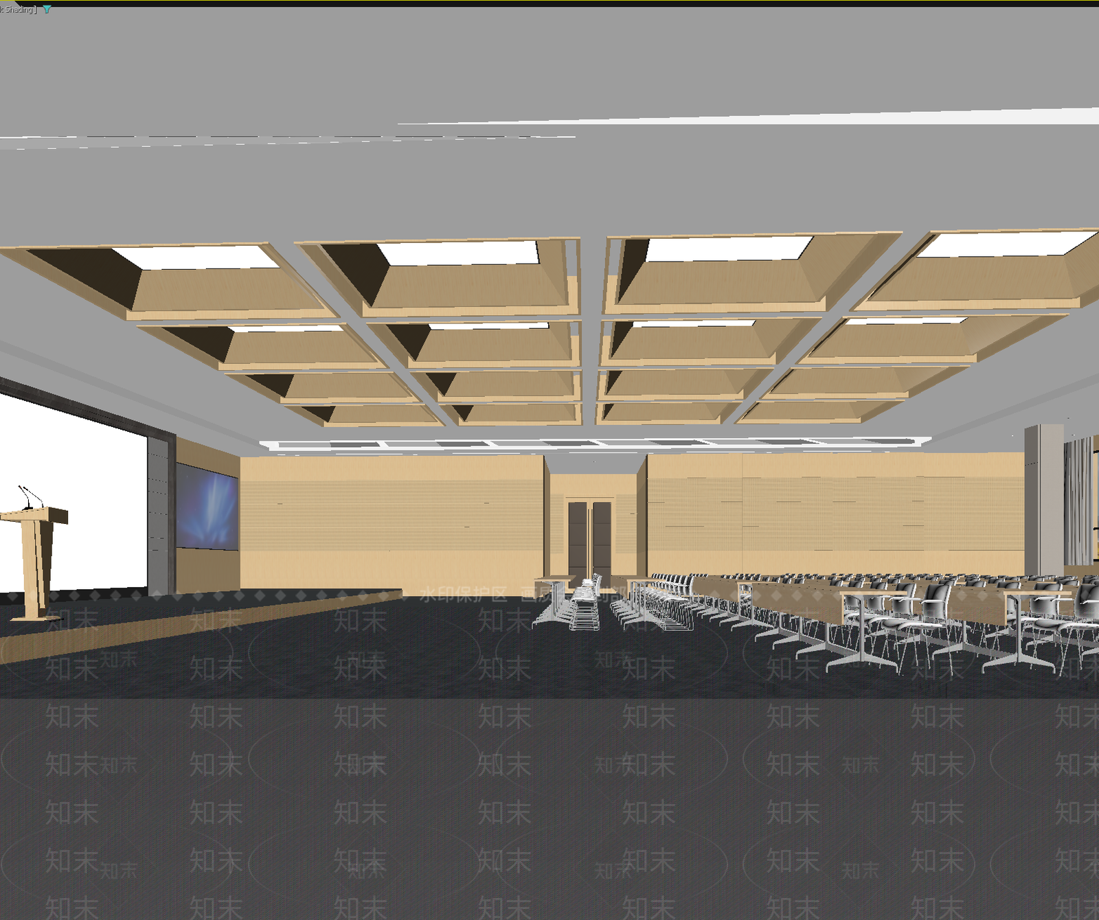 报告厅3D模型下载【ID:1213970698】