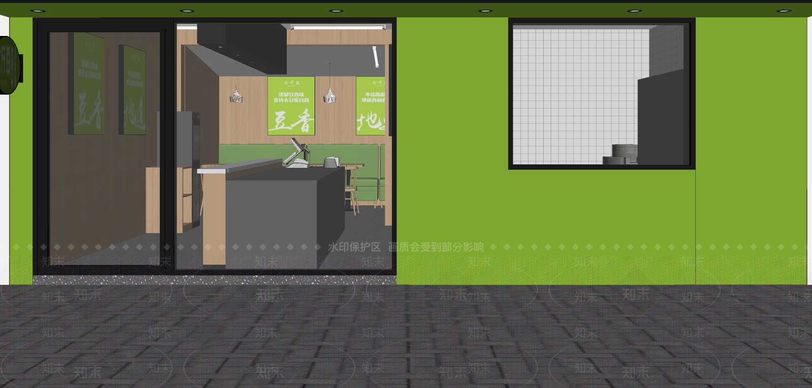 茶馆3D模型下载【ID:1213956660】