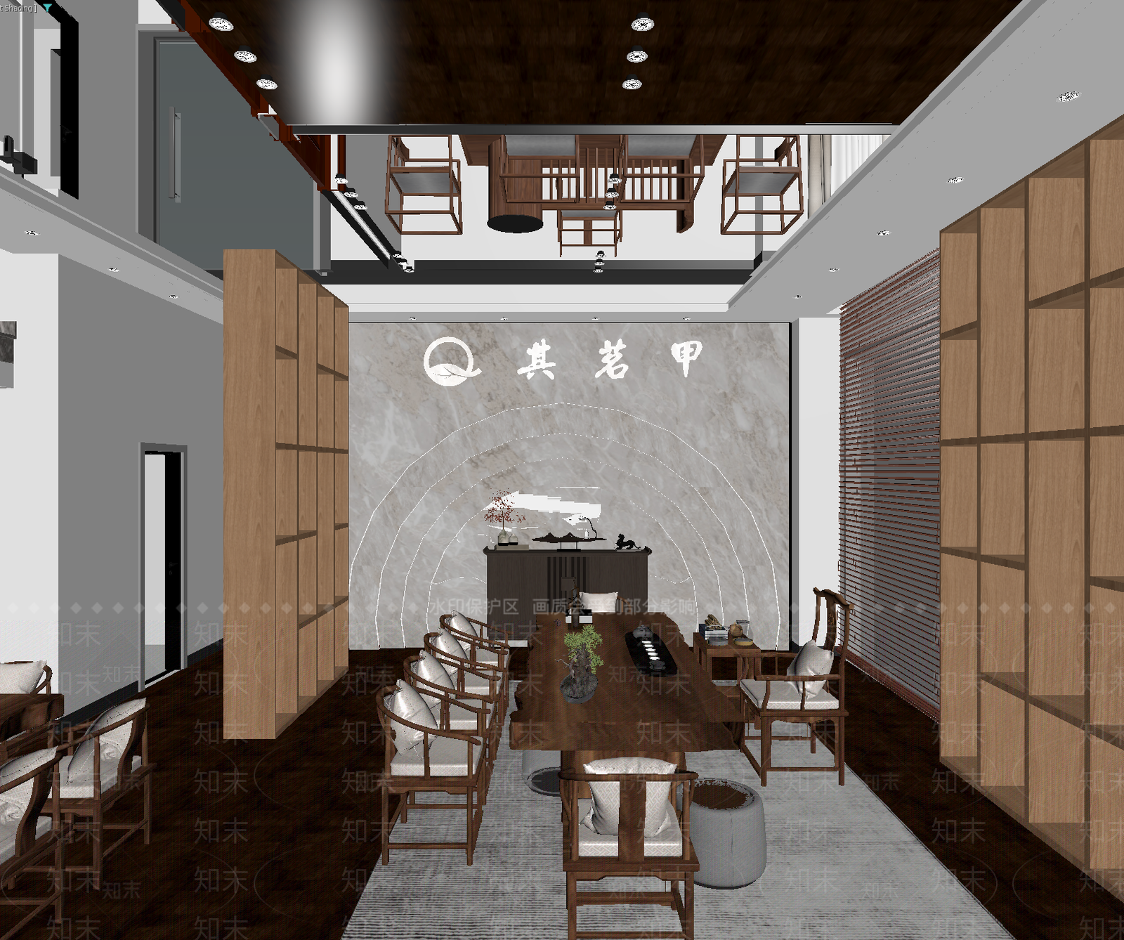 现代茶馆3D模型下载【ID:1213894300】