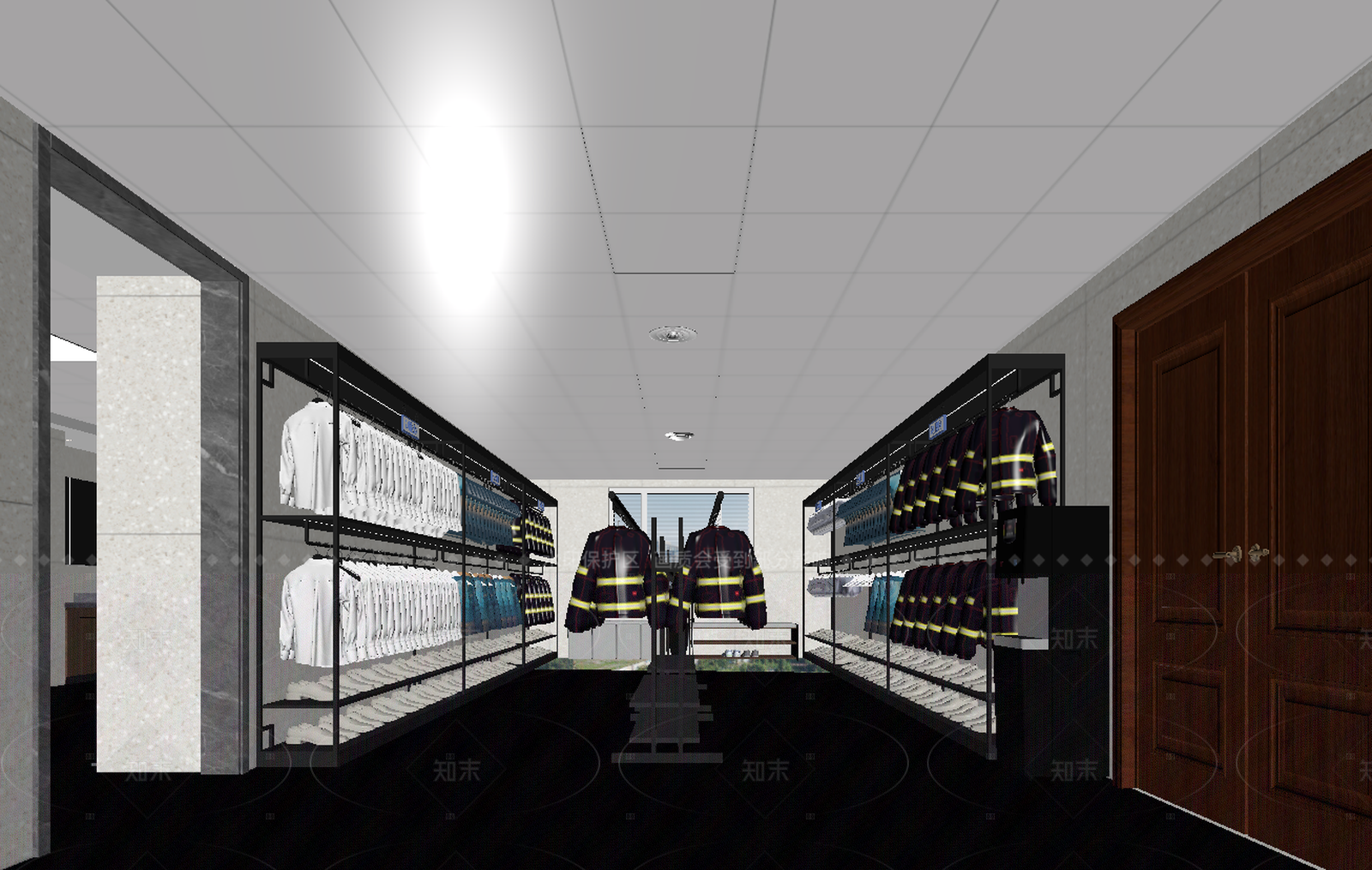 现代服装店3D模型下载【ID:1214955612】