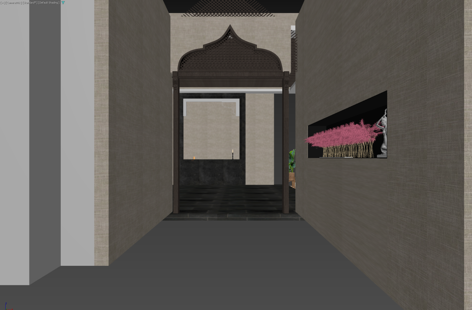 东南亚玄关3D模型下载【ID:1222090706】