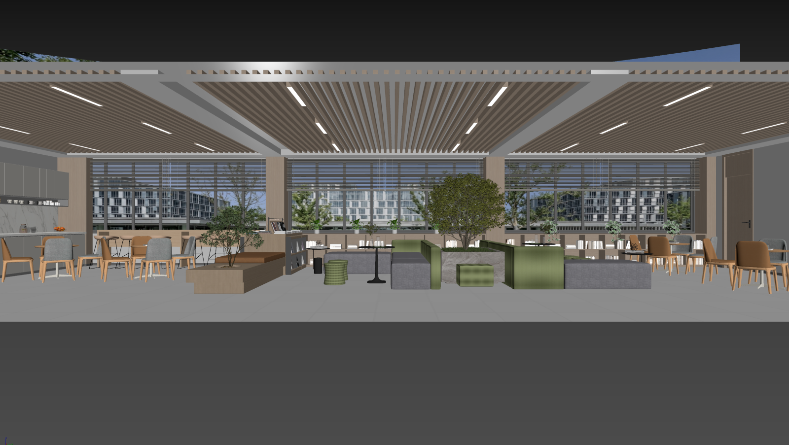 现代休息区3D模型下载【ID:1221757867】