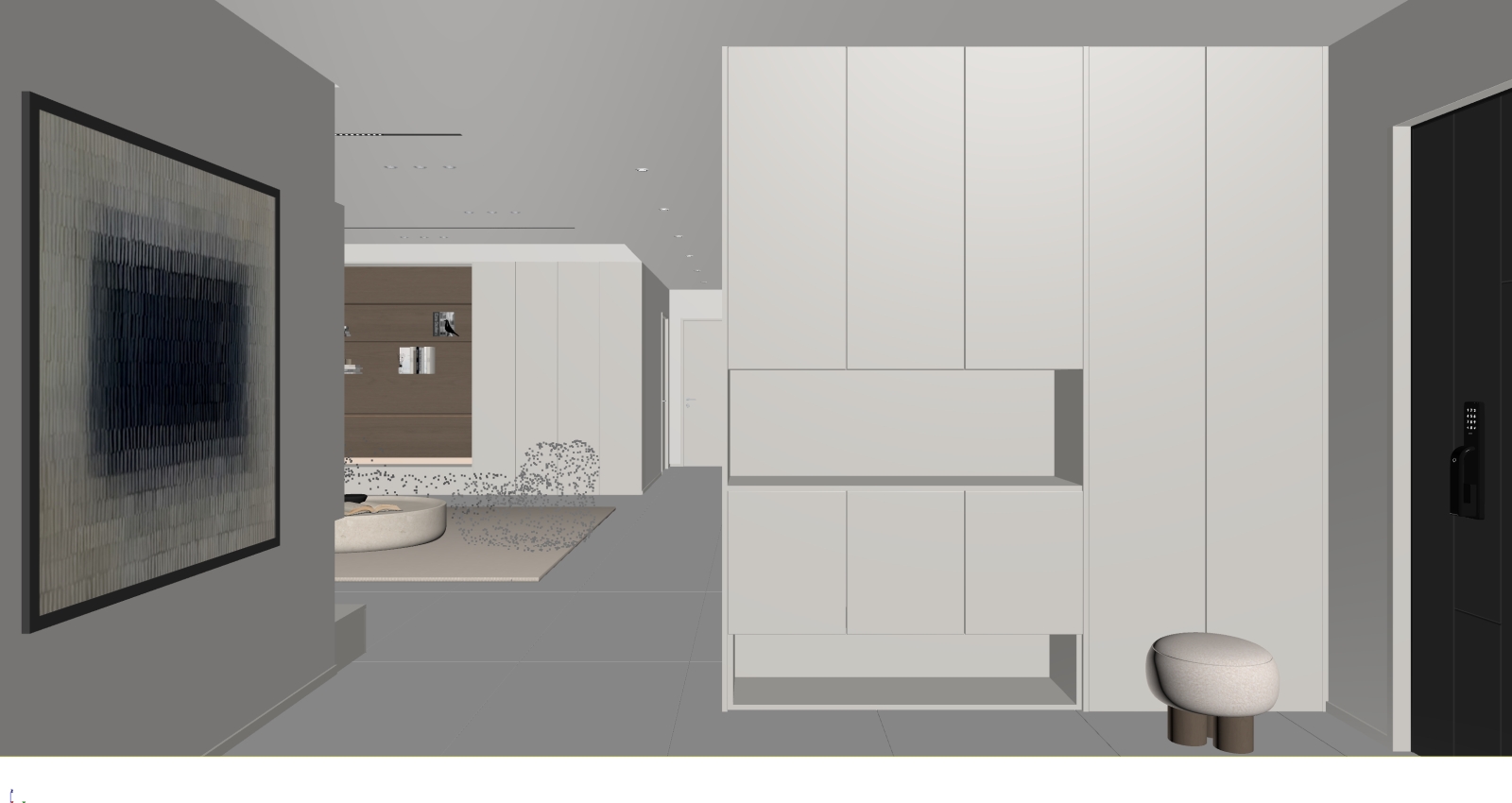 现代玄关3D模型下载【ID:1221757065】