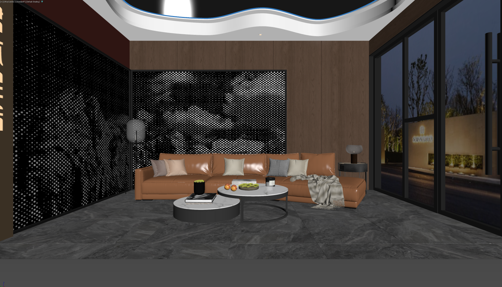 现代家居客厅3D模型下载【ID:1221504849】