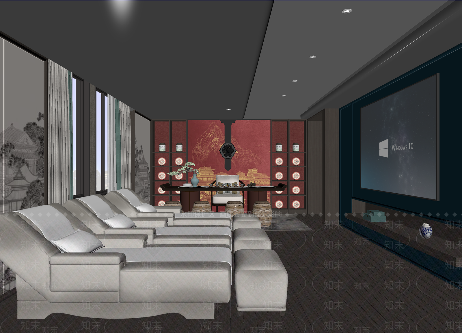 影音室3D模型下载【ID:1214413209】