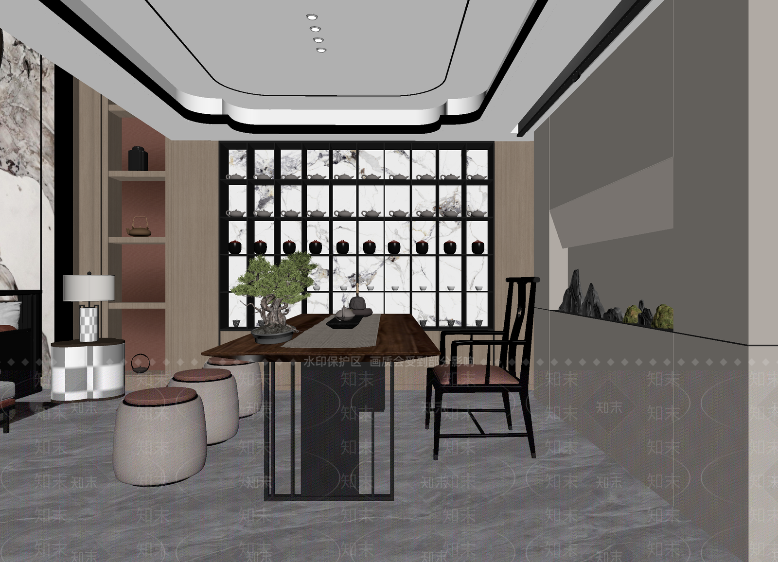 茶馆3D模型下载【ID:1214089723】