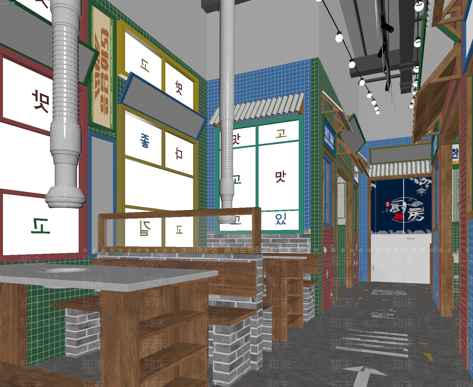 其他餐饮空间3D模型下载【ID:1213965770】