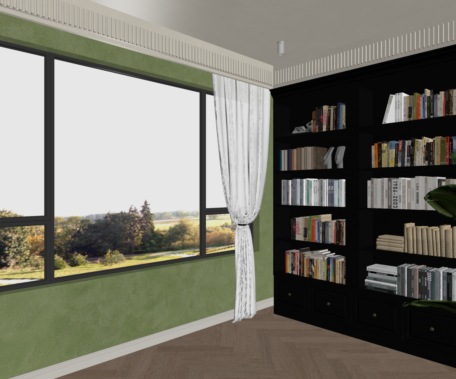 复古书房3D模型下载【ID:1221824661】