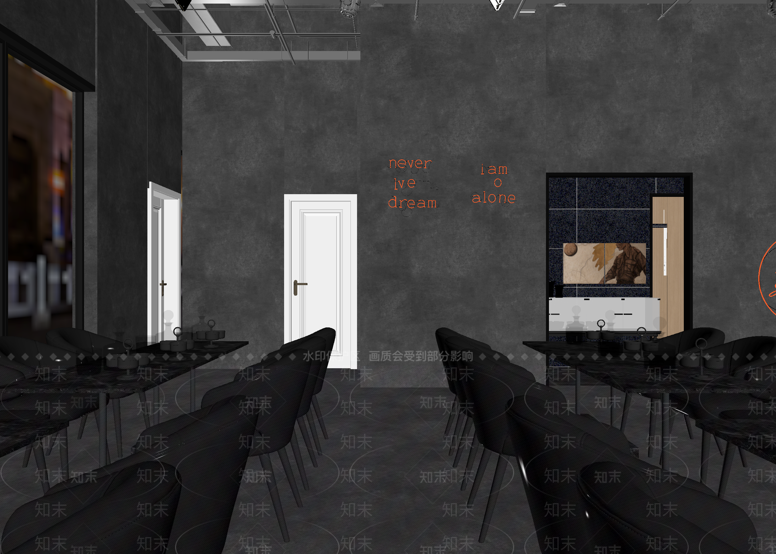 现代咖啡厅3D模型下载【ID:1214177545】