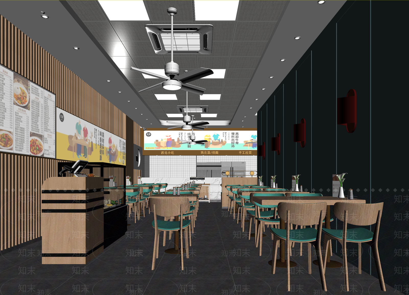 现代其他餐饮空间3D模型下载【ID:1214057703】