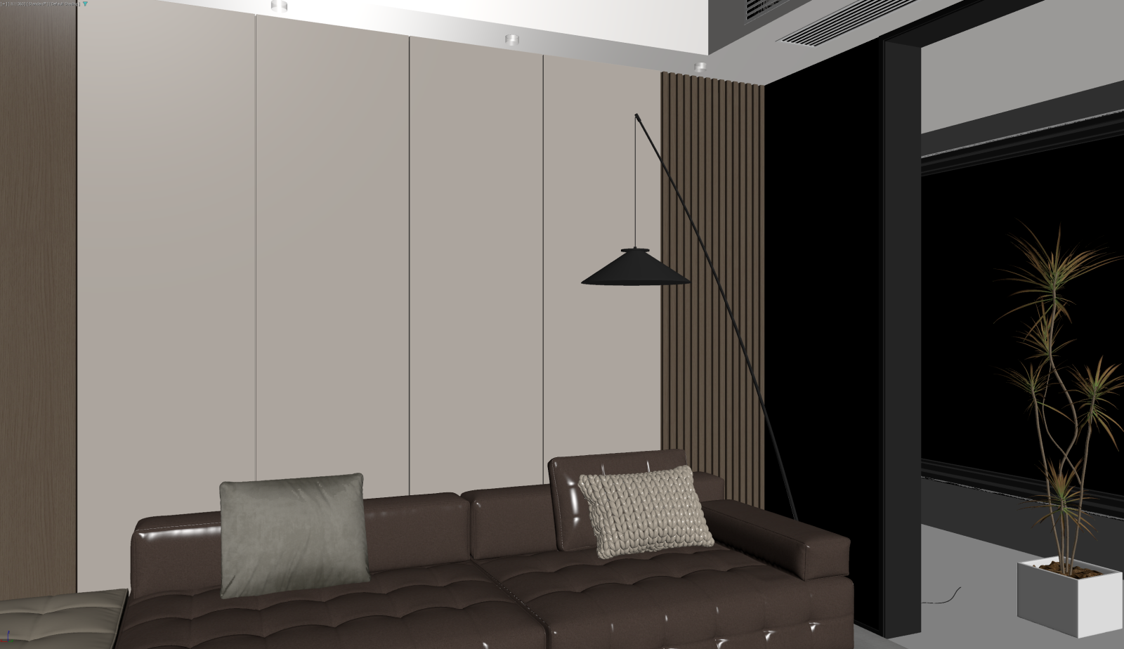 现代家居客厅3D模型下载【ID:1221496697】