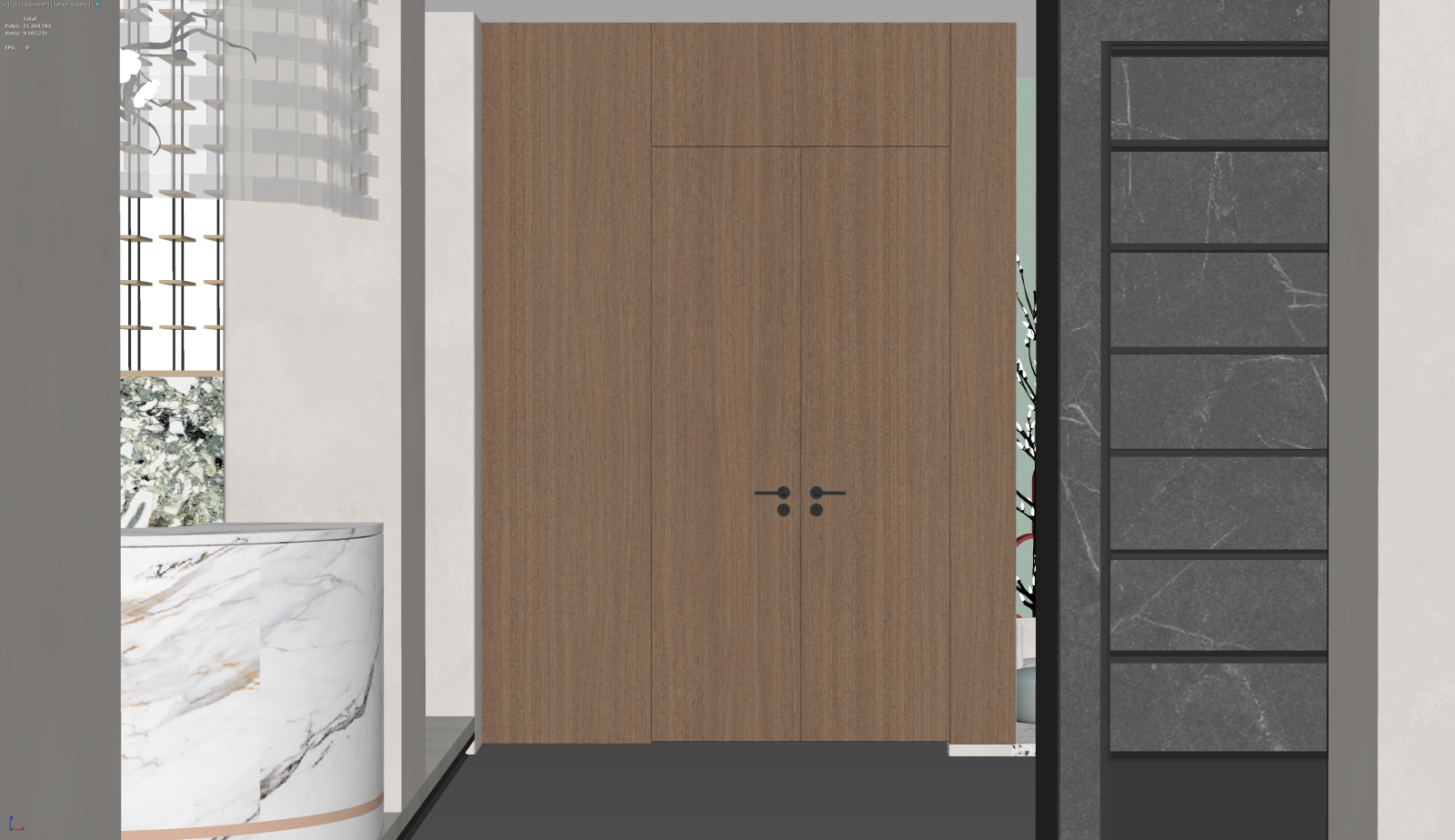 现代玄关3D模型下载【ID:1222034843】