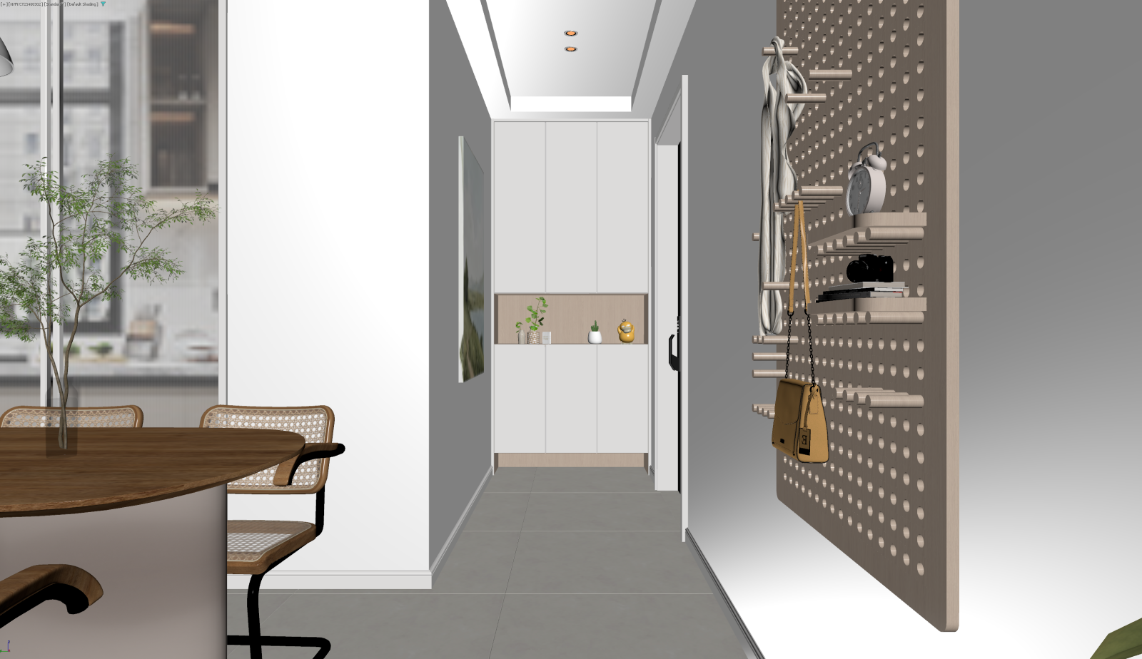 现代玄关3D模型下载【ID:1221707027】