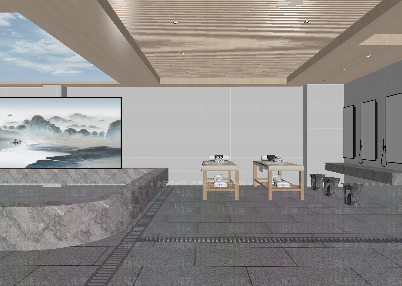 现代美容院3D模型下载【ID:1214005217】