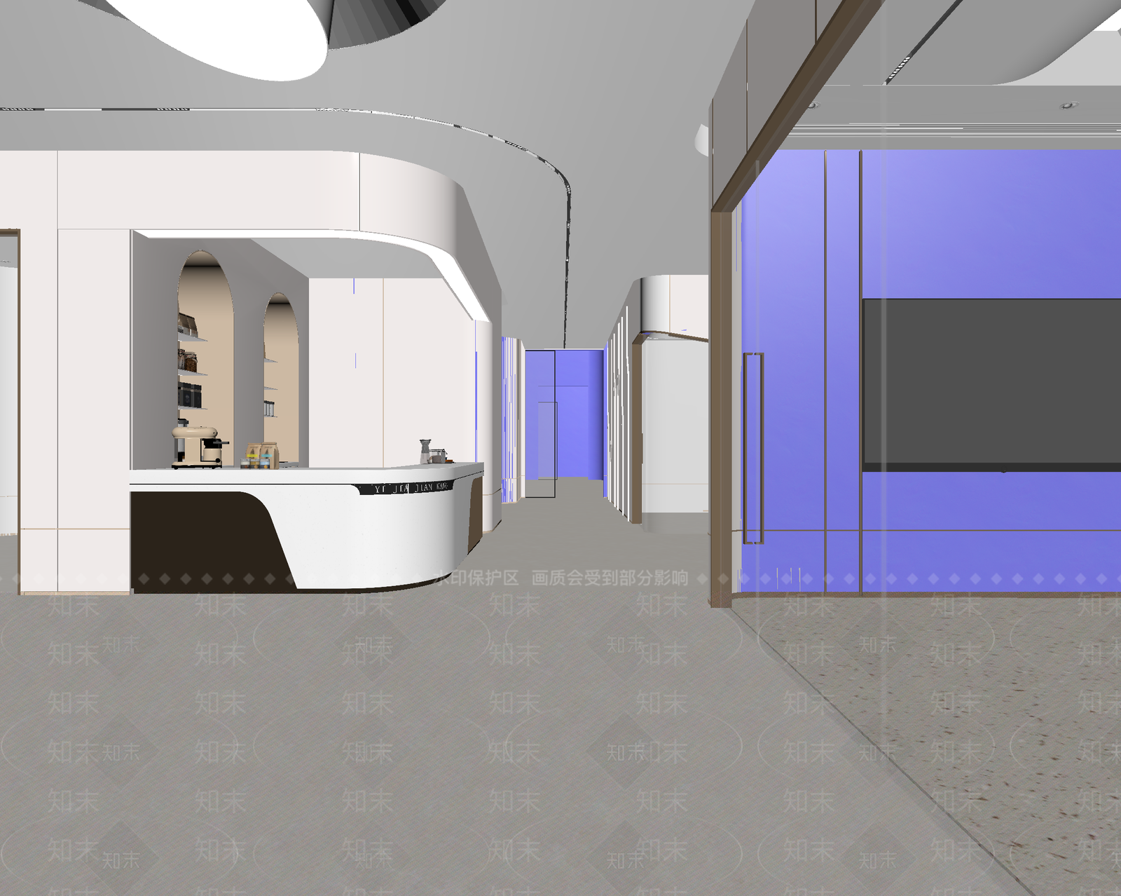现代售楼处3D模型下载【ID:1215072309】