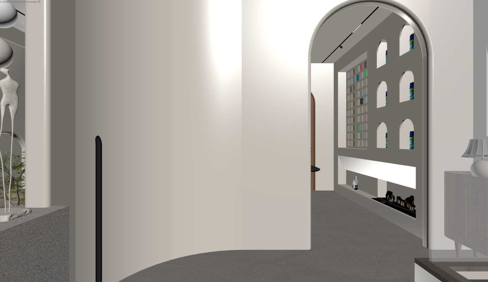 侘寂玄关3D模型下载【ID:1221489255】
