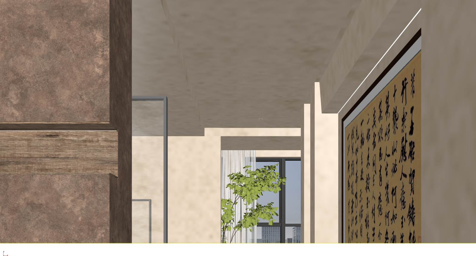 现代玄关3D模型下载【ID:1221441172】