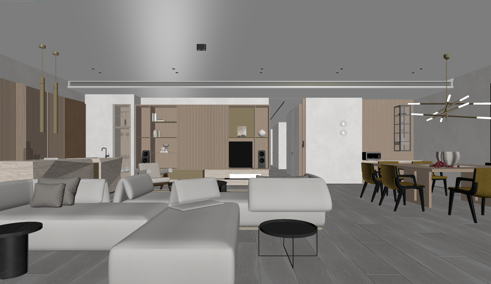 现代客餐厅3D模型下载【ID:1221518183】