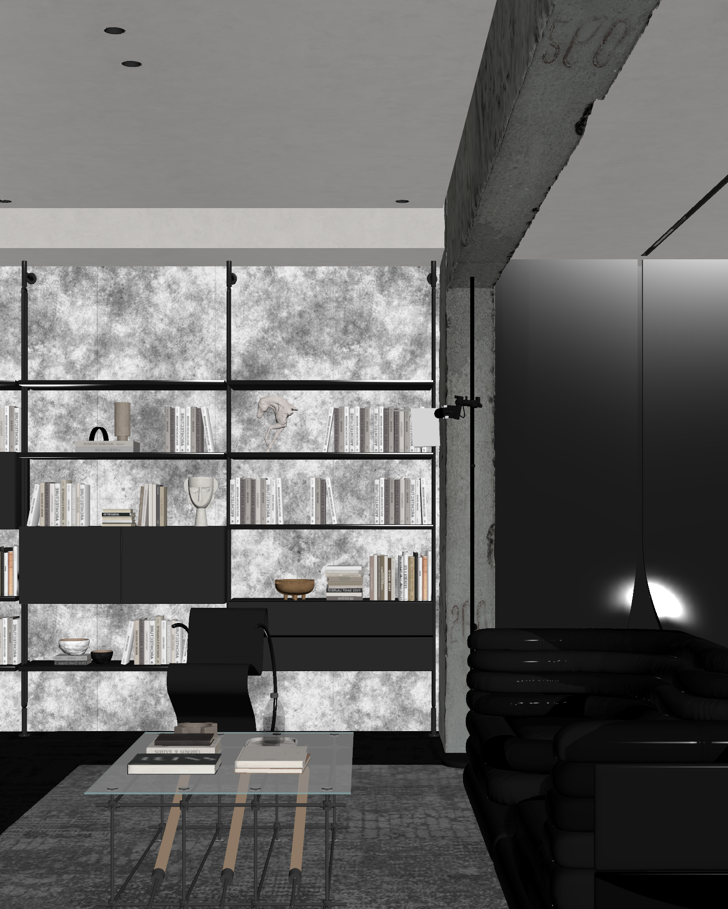 现代工作室3D模型下载【ID:1221995294】