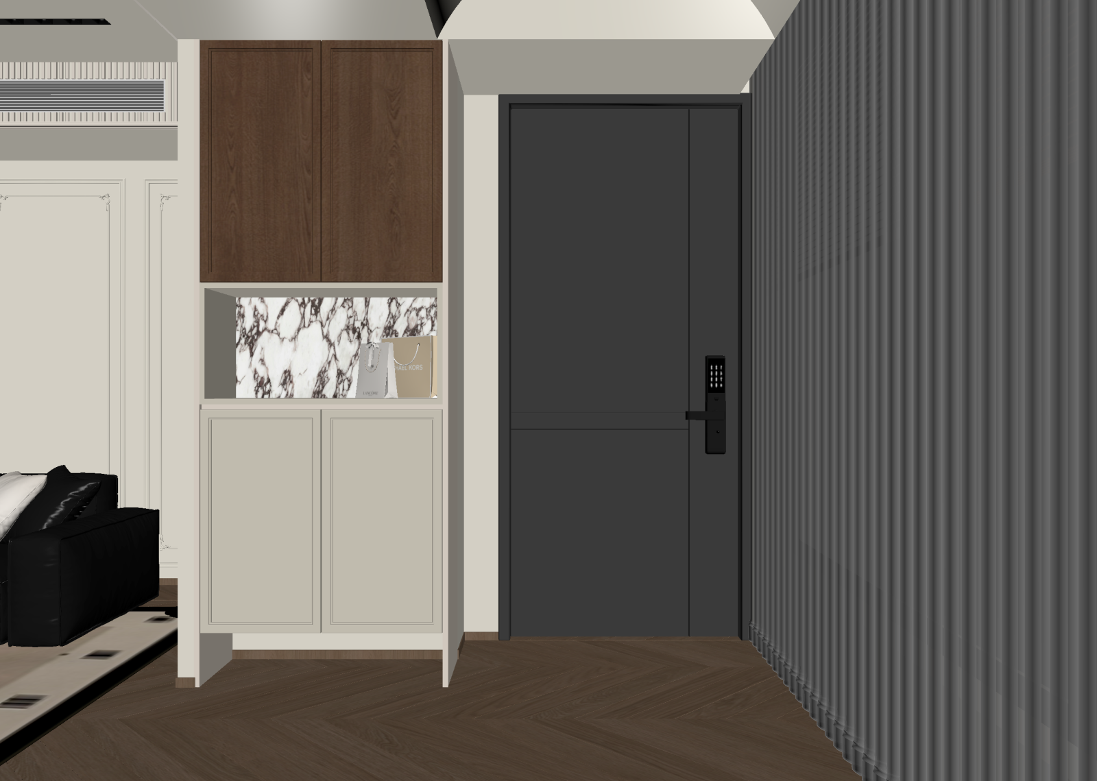 法式玄关3D模型下载【ID:1221952089】