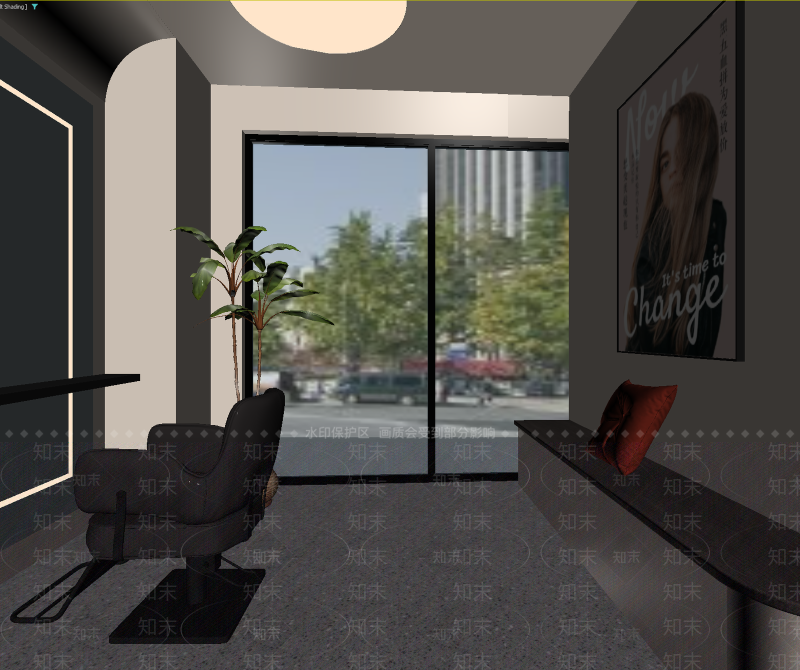 现代美容院3D模型下载【ID:1214455849】