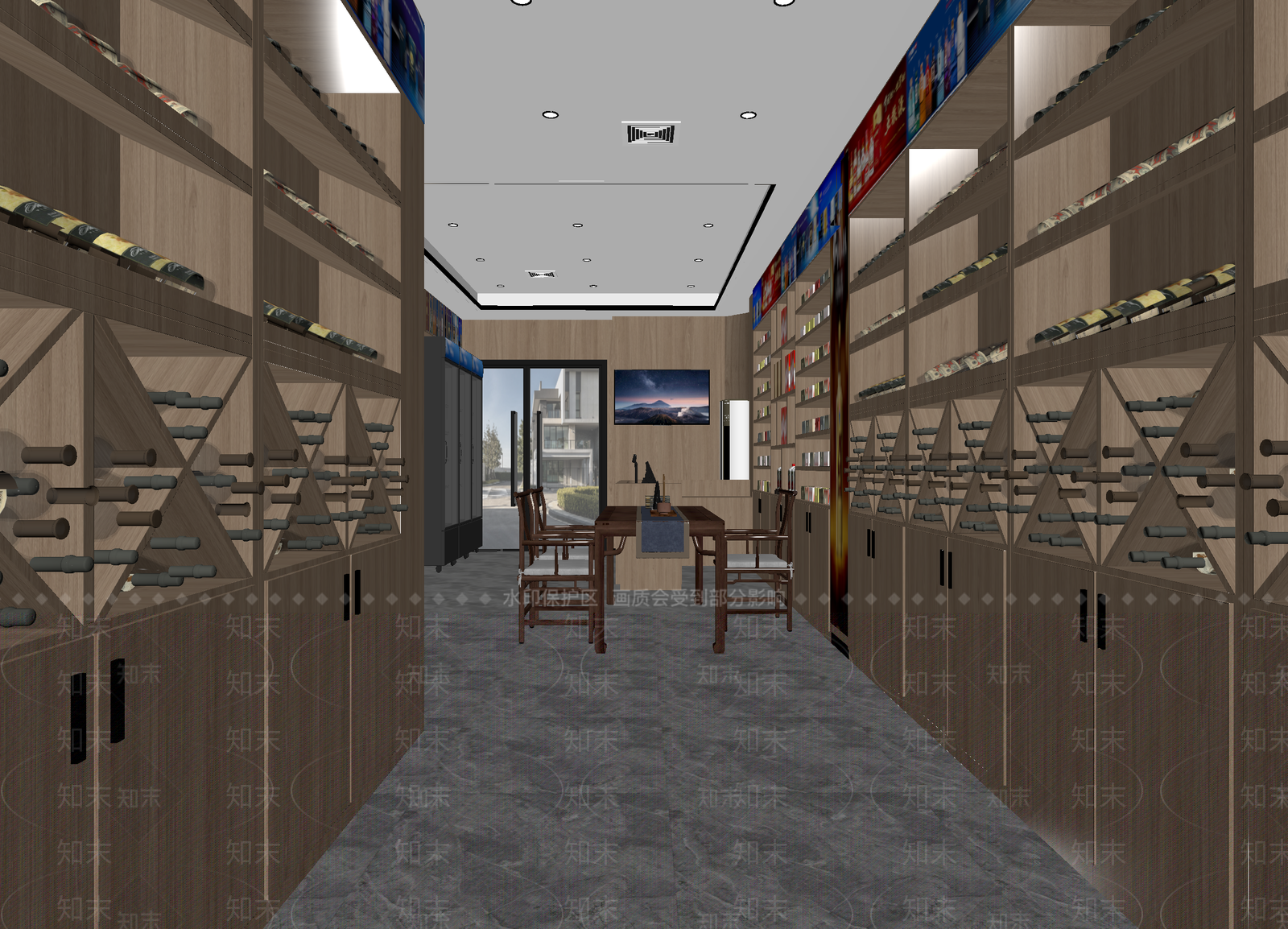 酒馆3D模型下载【ID:1214098982】