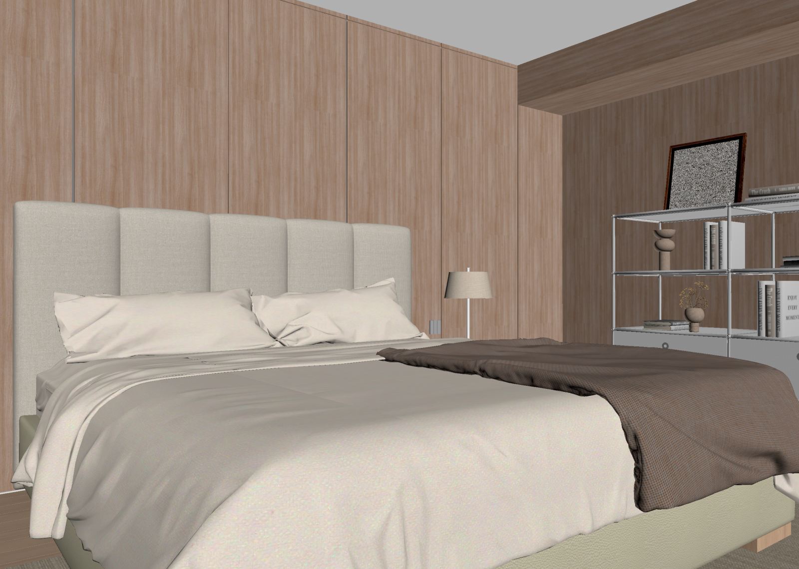 家居卧室3D模型下载【ID:1221593422】