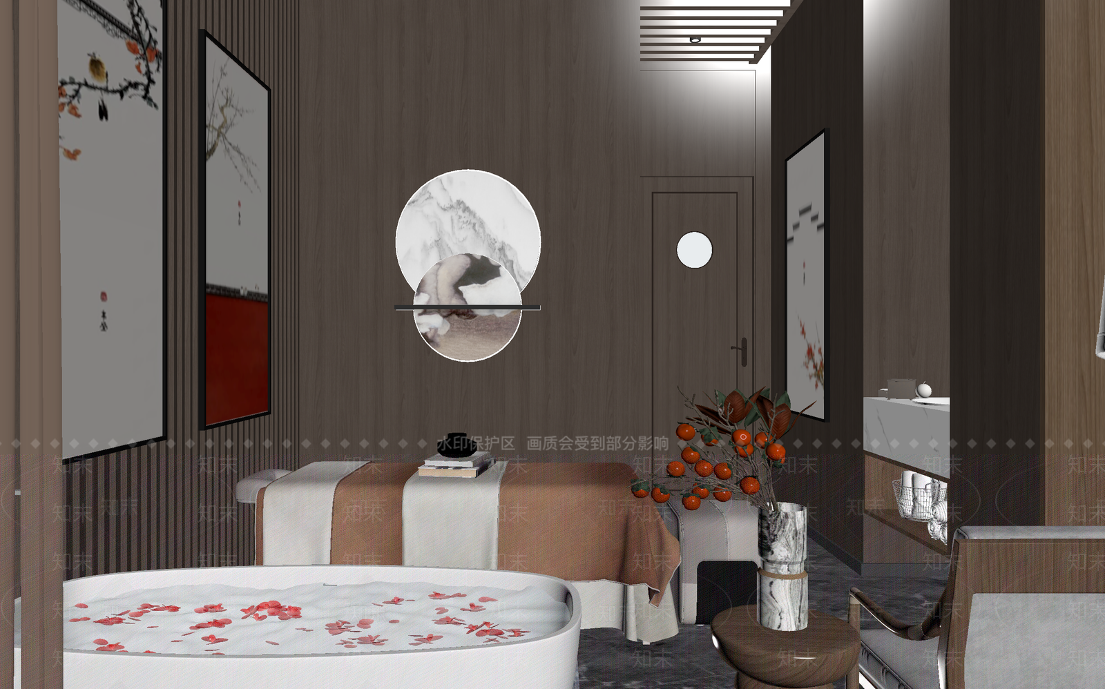 新中式美容院3D模型下载【ID:1213994973】