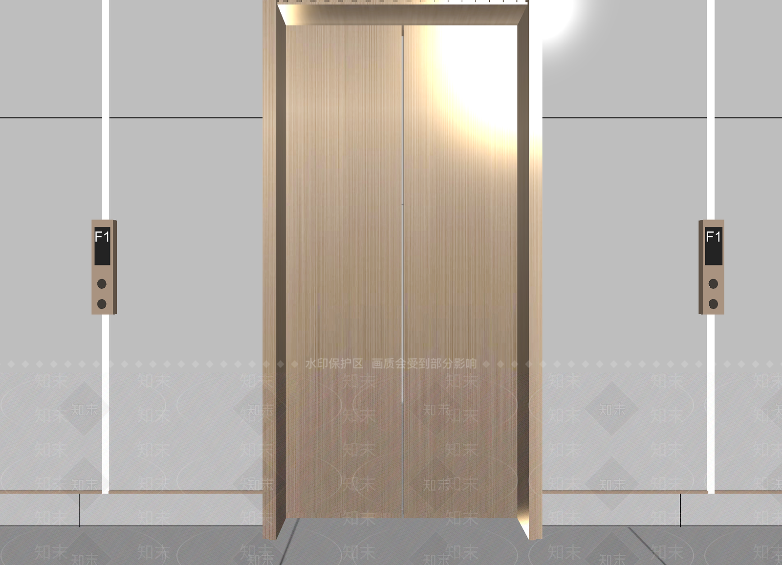 新中式电梯间3D模型下载【ID:1214167355】