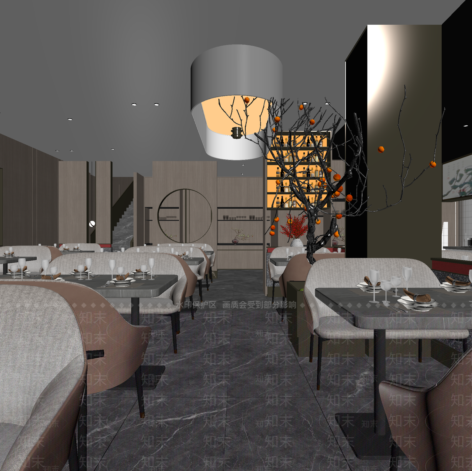 西餐厅3D模型下载【ID:1214032210】