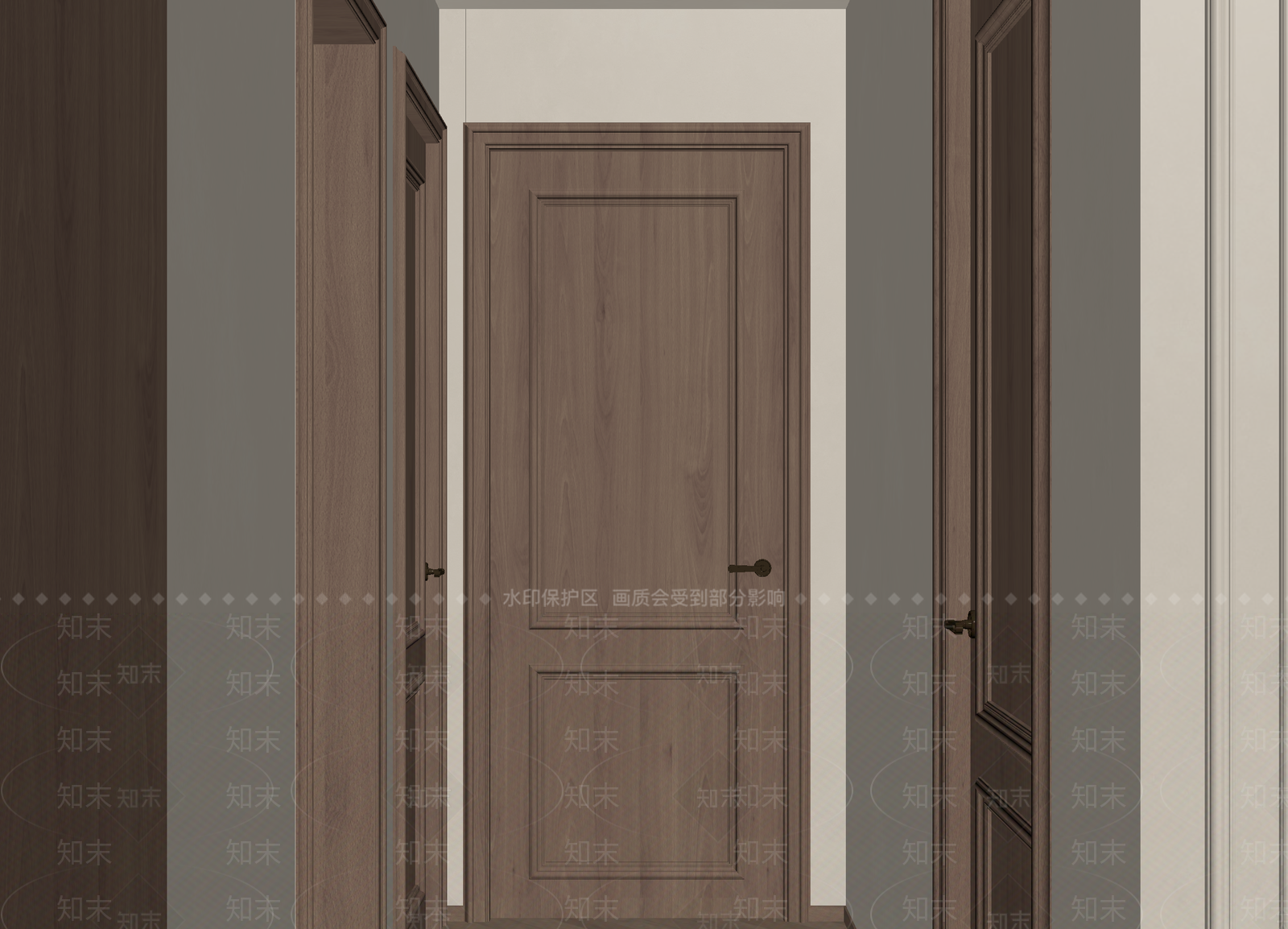 复古玄关3D模型下载【ID:1214745362】