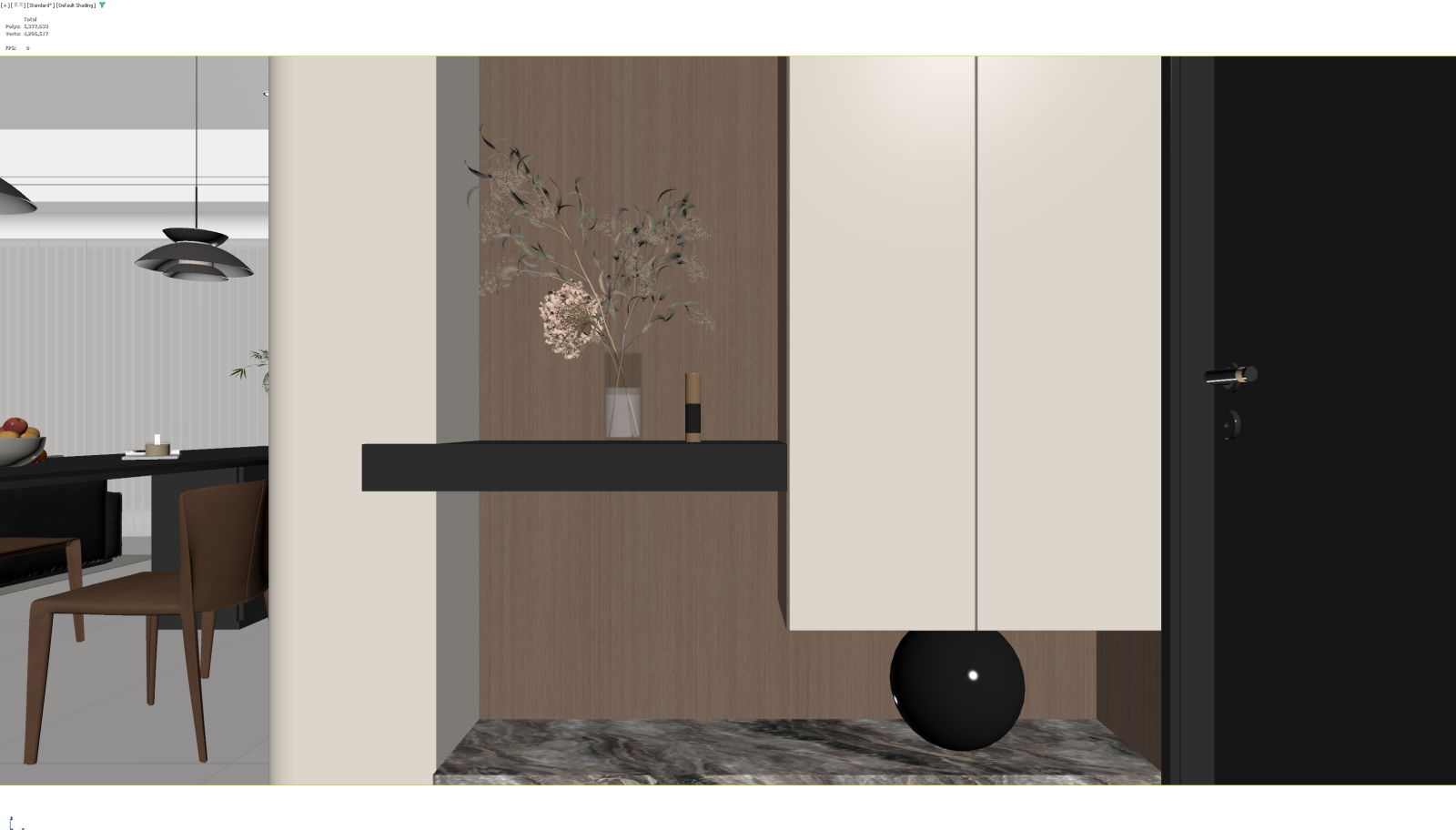 意式玄关3D模型下载【ID:1221990421】