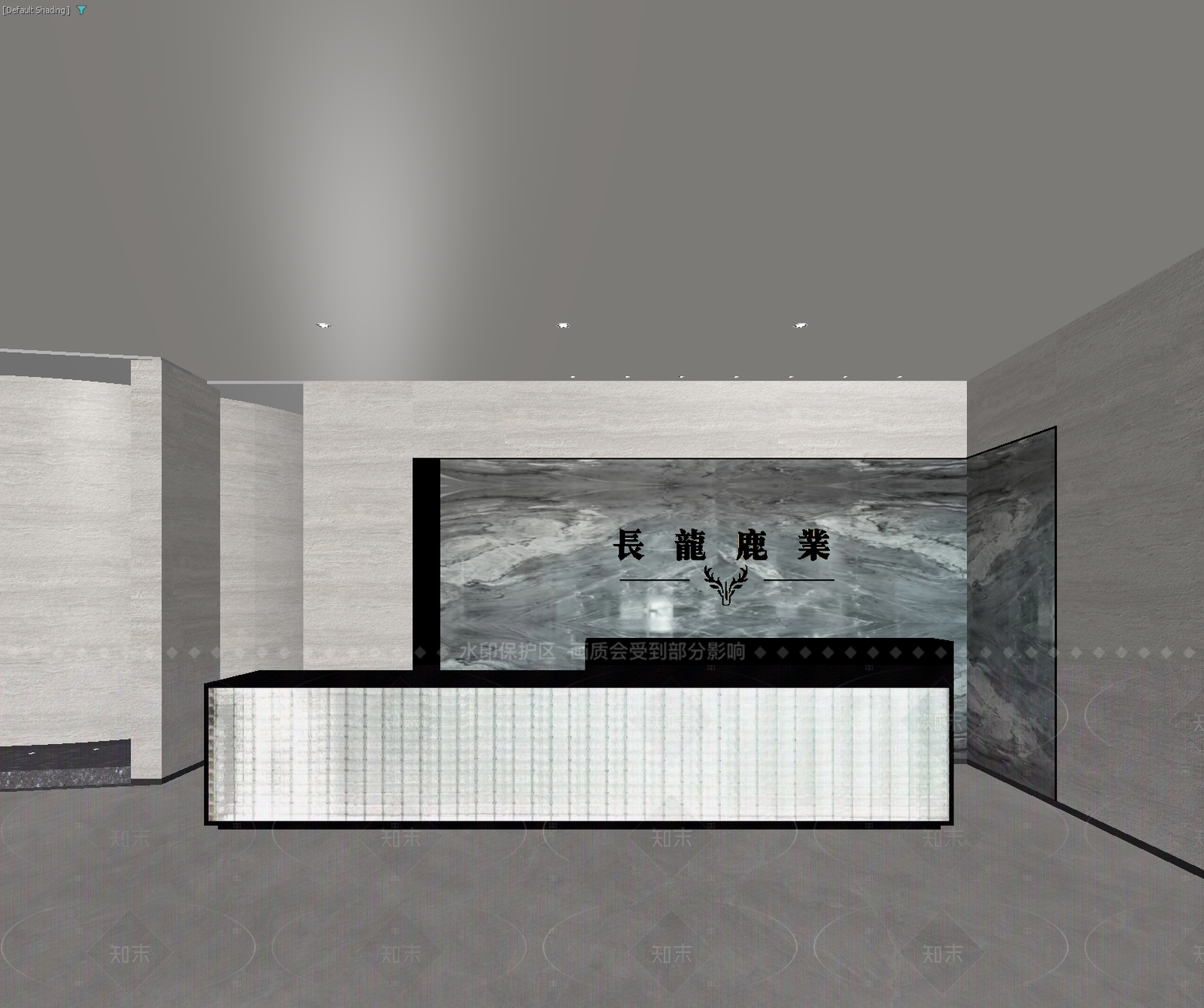 现代办公大厅3D模型下载【ID:1214932745】