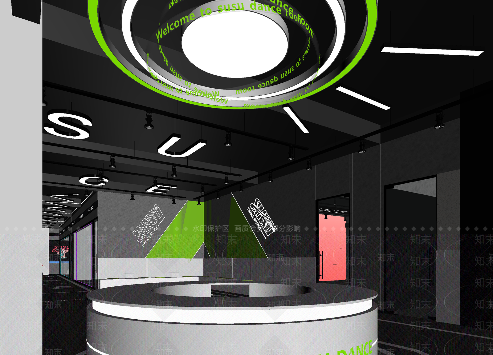 现代接待室3D模型下载【ID:1214062011】