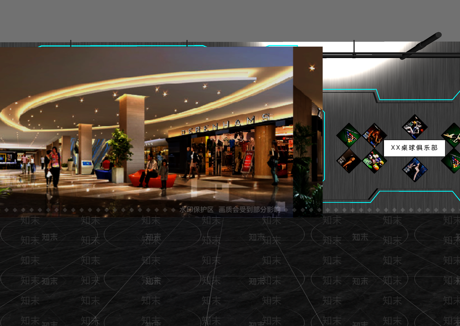 商场3D模型下载【ID:1214033457】