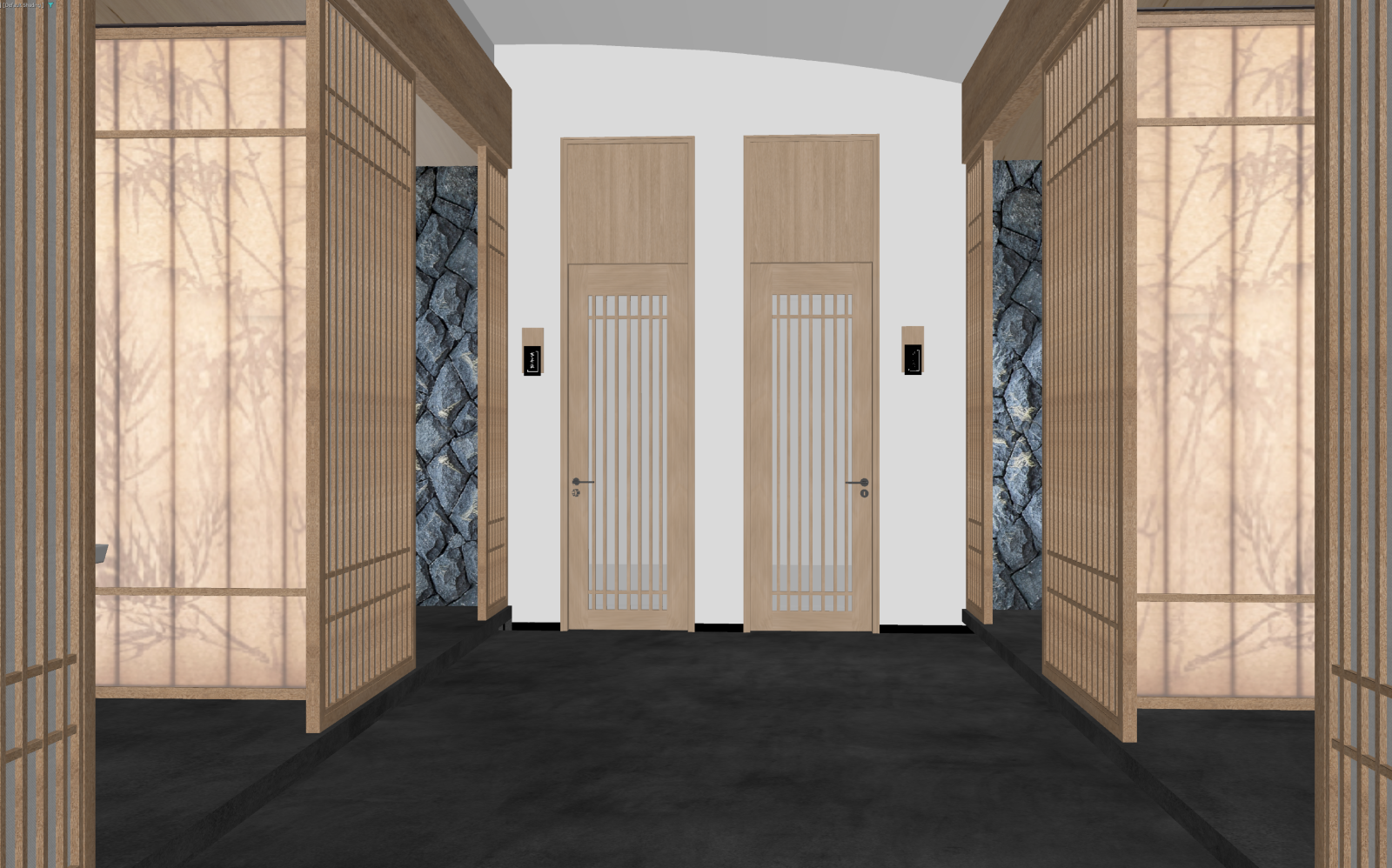 新中式玄关3D模型下载【ID:1221875232】